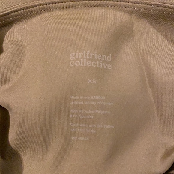 Girlfriend Collective Sand High Rise Leggings NWT - Picture 2 of 3